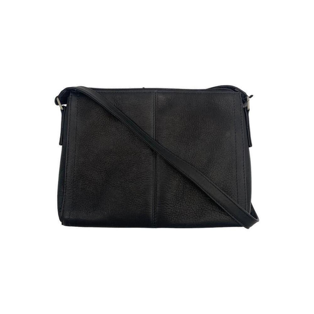 Le Donne Leather Crossbody Finte Black